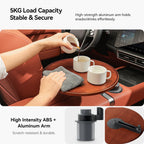 YZ For Tesla Model 3 Y juniper Kia Hyundai Car Water Cup Extended Table Board  Solid Wood Food Drink Tray Portable Office Table