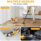 Cordless Vacuum Cleaner Rechargeable Handheld Dust Blower Floor Car Pet Hair Multifunction Cleaning For Dewalt 20V Battery Pin