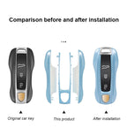 Key Case For Porsche Panamera Spyder Carrera Macan Boxster Cayman Cayenne 911 970 981 991 Smart Remote Key Case Fob Covers Bag