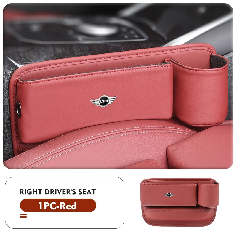 Car Cup Holder Organizer Crevice Gap Filler Stuff Storage Box For MINI Cooper One JCW R56 Countryman Clubman R50 R53 R58