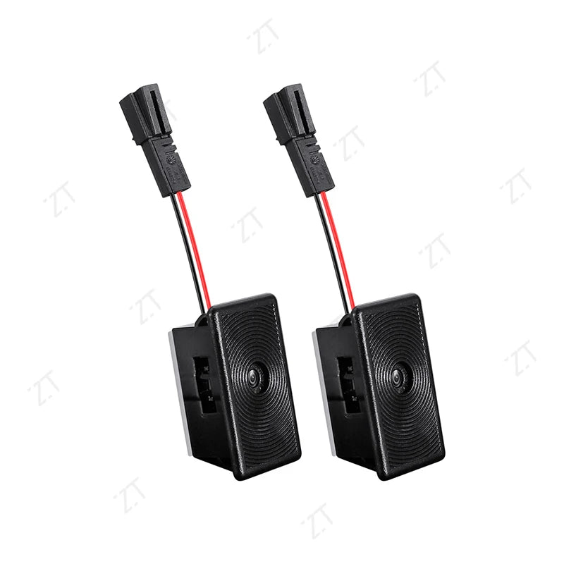 HD Glass Lens Car Door Light Laser Decor Projection Lamp Never Fade For Tesla Model 3 X S Y Car Accessories