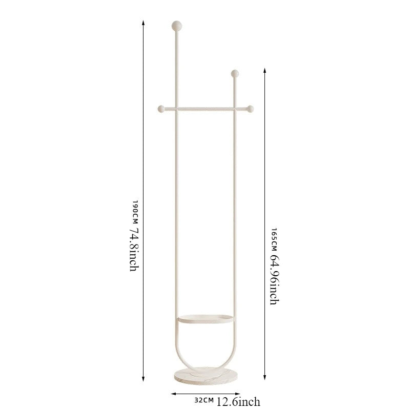 Stand Portable Clothes Rack Bedroom Floor Holder Clothes Hanger Hat Rack Home Modern Perchero De Pie Clothing Store Furniture