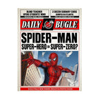 Marvel  Funny Spiderman Poster And Print HE'S  BACK Canvas Painting Comic Wall Art Living Room Home Decoration Gift