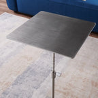 Stainless Steel Lifting Coffee Table Square Or Circular Diameter 30-35 50 Mobile Sofa Side Table Light Luxury Metal Tall Table