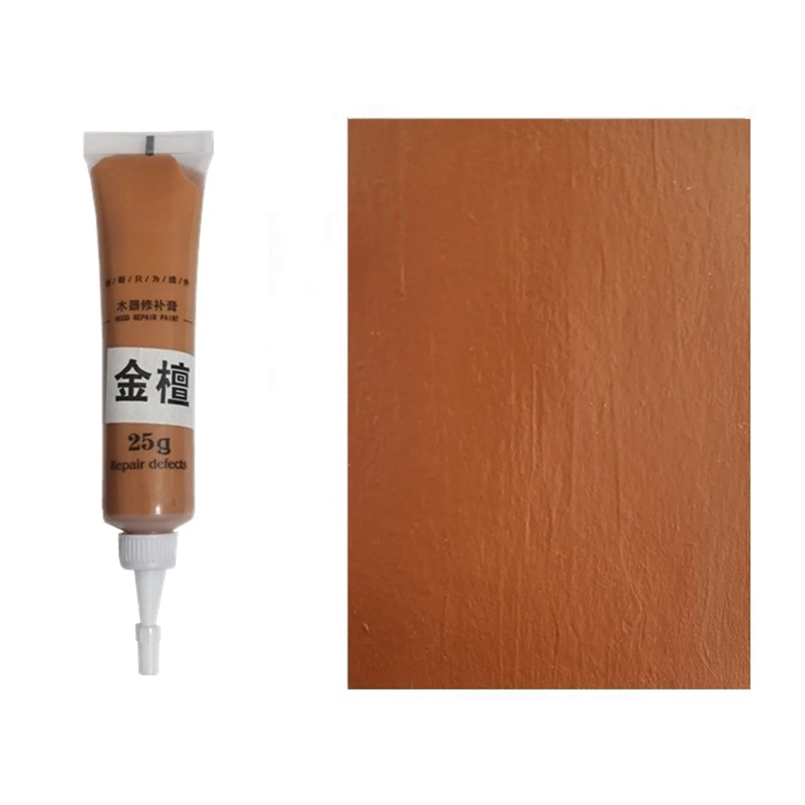 25g Wood Paint Repair Paste Scratches Cracks Restoring Cream For Wardrobes Desks Wooden Floors Wood Repair Wood Stain