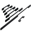 KK&FING 1PC Modern Kitchen Handles Furniture Black Aluminum Home Improvement Wardrobe Cupboard Drawer Handle Furniture Hardware