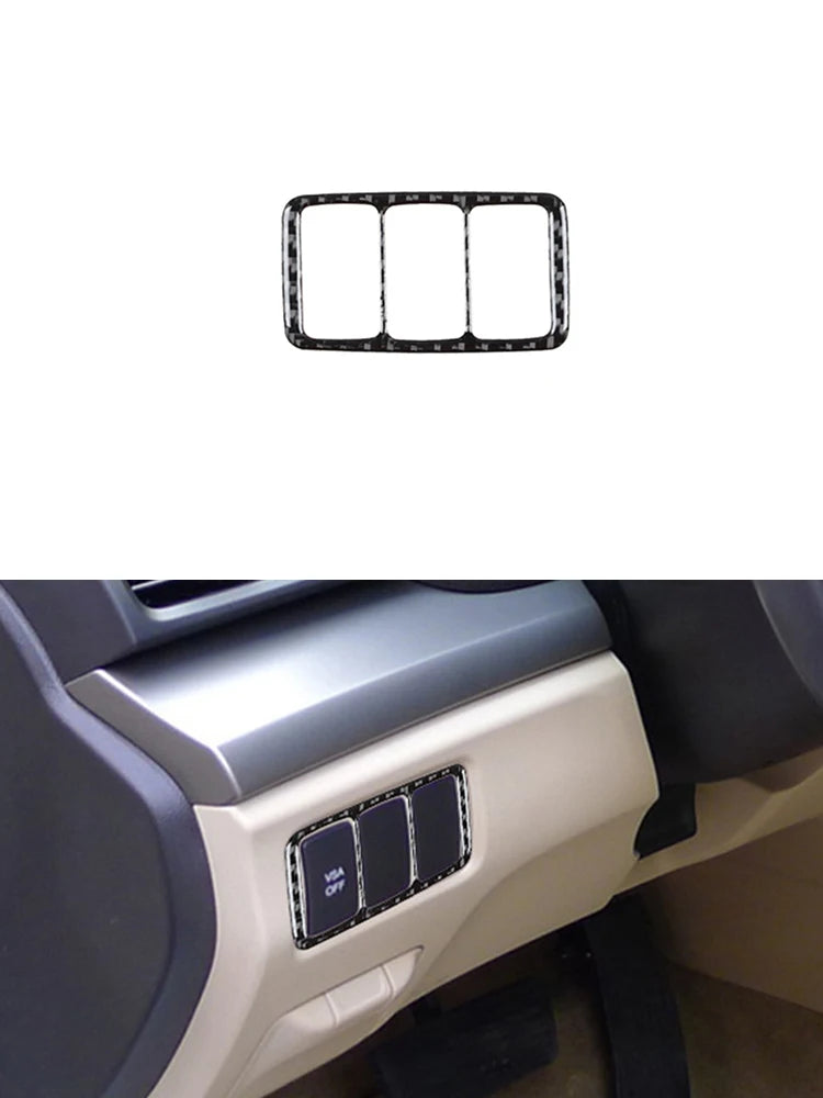 Brand New ABS Carbon Fiber Decorative Car Various Parts Cover Trim Sticker For ACURA TSX 2009-2014 Interior Accessories Stickers