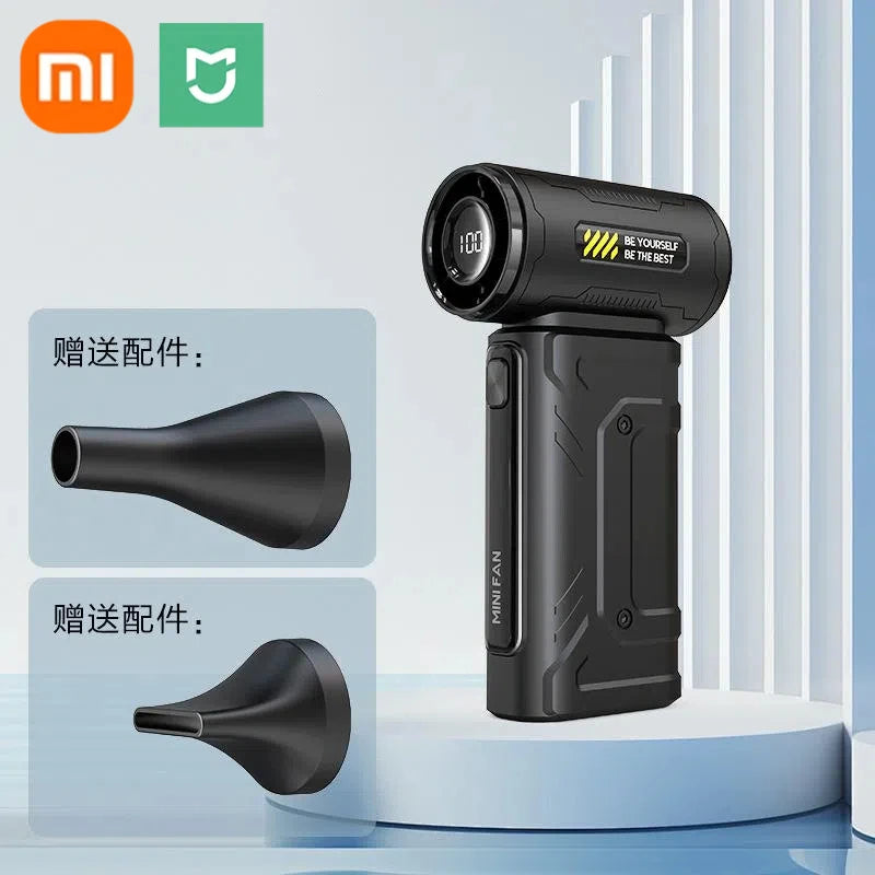 Xiaomi Violent Fan 450000RPM  Dust Blowing Brushless Ultra Turbo Fan Jet Battery Display High-Speed Handheld Powerful Blower2025