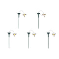 5-1PC Solar Powered Flying Wobble Butterfly Bird Garden Animal Fluttering Butterfly Dancing Ornaments Outdoor Decor Lawn Decor