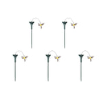 5-1PC Solar Powered Flying Wobble Butterfly Bird Garden Animal Fluttering Butterfly Dancing Ornaments Outdoor Decor Lawn Decor