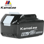 Kamolee 18V 6000mAh Li-ion Battery BL1860 Hand drill Battery Power tools Support Kamolee tools