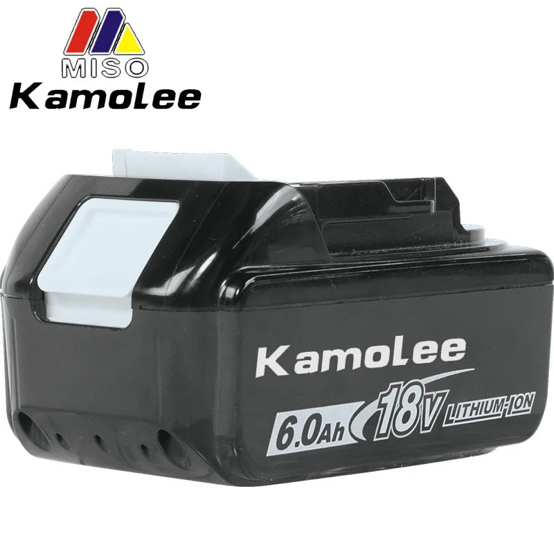 Kamolee 18V 6000mAh Li-ion Battery BL1860 Hand drill Battery Power tools Support Kamolee tools