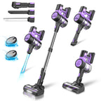 INSE S10 Cordless Vacuum Cleaner, 6-in-1 Stick Vacuum with 30Kpa 350W Suction, Max 50 Min Runtime Rechargeable Vacuum Cleaner