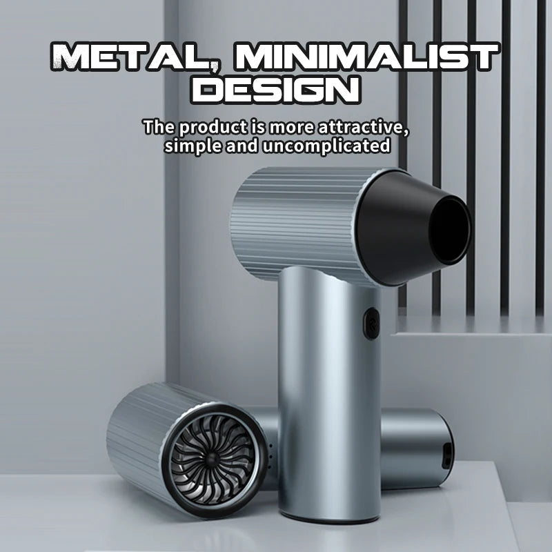 New Violent Fan X7 Turbo jet fan 40mm Large Brushless Motor Handheld Metal Housing Powerful Blower Air Duct Violent Turbofan