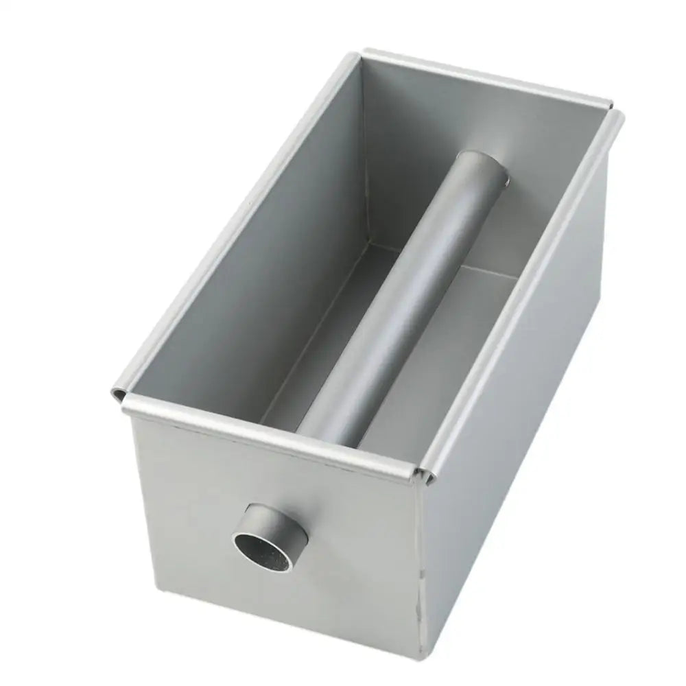 Flowing Heart Cake Mold Bread Baking Pan Non-Stick Loaf Pans Toast Box Alloy Square Heat Resistant Cake Mold With Removable Tube