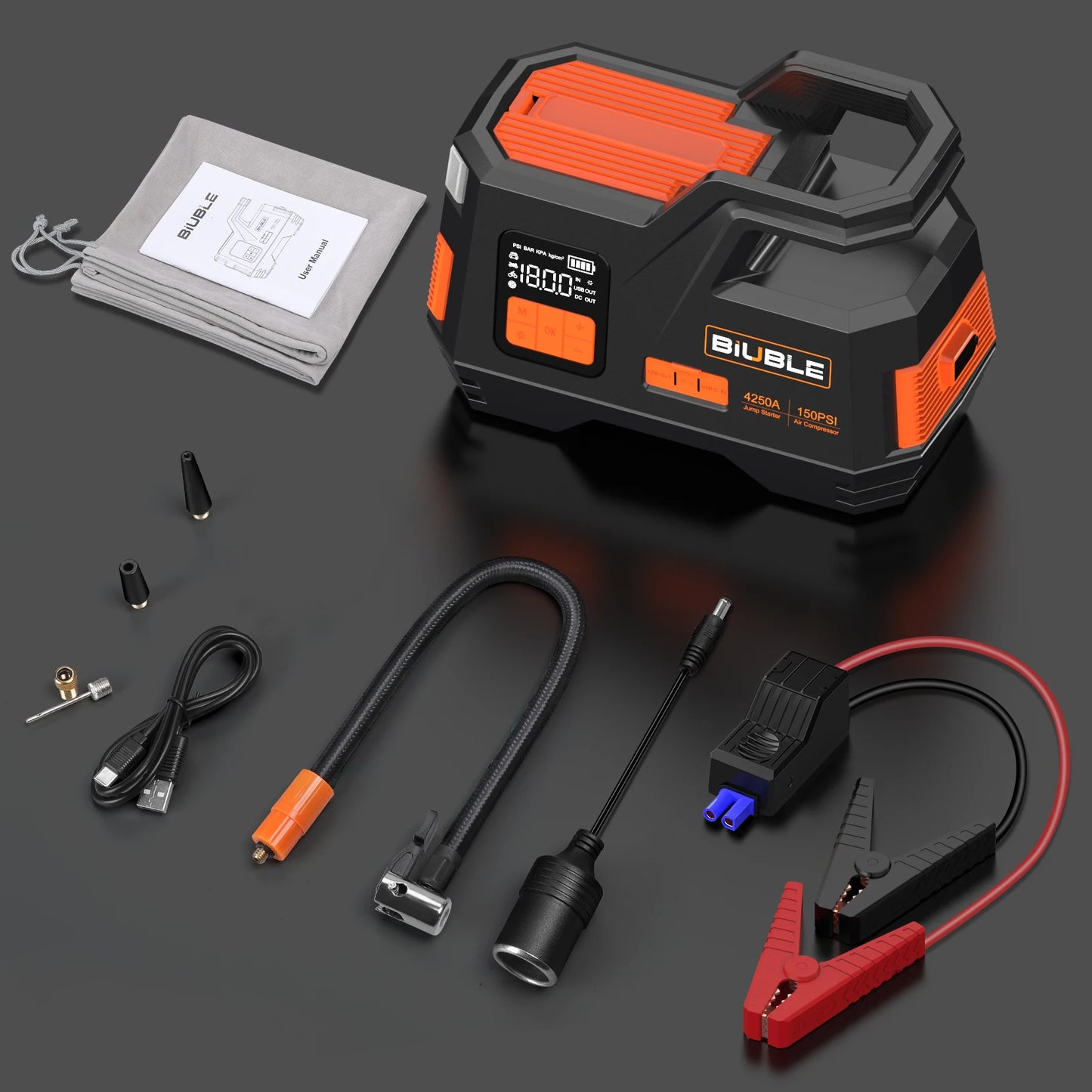 Car Jump Starter 4000A/7000A 15800mAh/26800mAh Car Battery Auto Battery Booster Starting Device for Petrol Diesel Powerbank