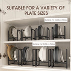 1pc Stainless Steel Accessory Kitchen Cabinet and Storage Shelf Vertical Cookings Utensil Holder Organizer for Plates Bowls Cups