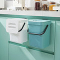 Kitchen Waste Bin Small Kitchen Compost Bin 3L Kitchen Waste Bin Household Countertop Container with Lid for Rubbish Composter