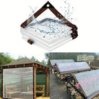 Transparent waterproof cloth, wind-proof oil cloth, rain-proof plastic cloth, plant cold-proof film insulation tarpaulin