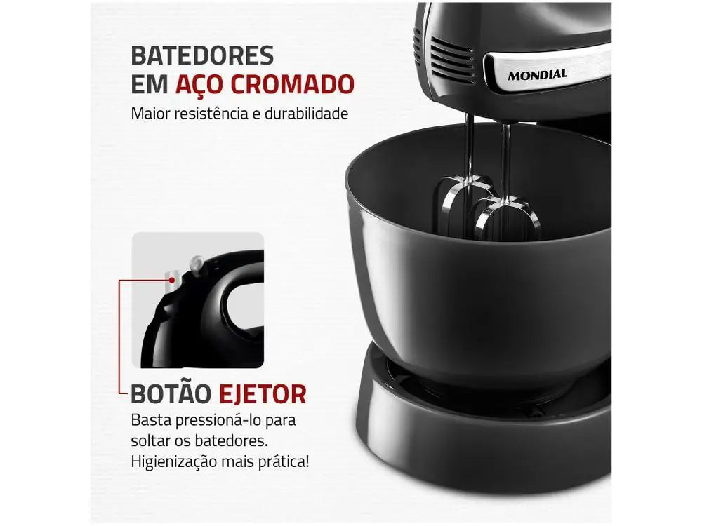 400W Mondial Mixer Bella Massa B-23 NP - 110V
