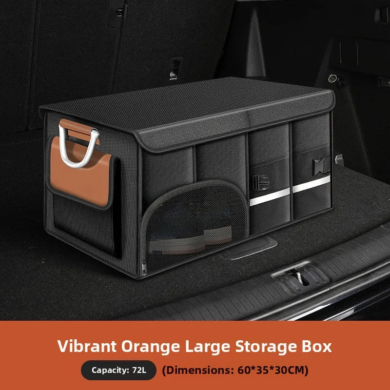 Car Storage Box Vehicle Trunk Organizer Waterproof Insulated Cusizable Simple Sle Foldable Storage Box for Changan CS75P...