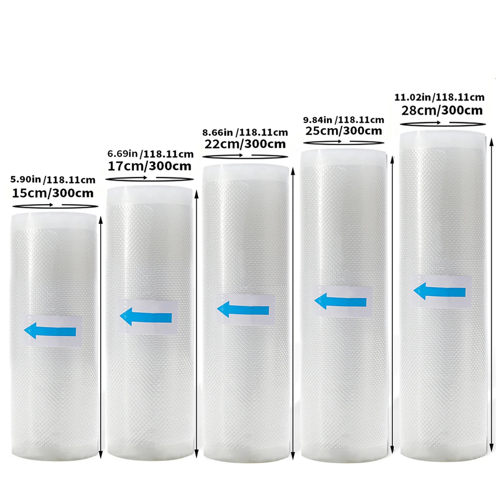 Vacuum Sealer Bags Rolls for Food Commercial Grade BPA Free Puncture Prevention Great for Sous Vide Cooking
