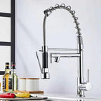 Gourmet Mobile Mixer Mono Command Spray Faucet with Articulated Spray