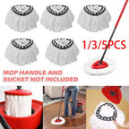 360 Rotating Mop Head for Vileda Wring Mopping Replacement Clean Microfibre Mop Refill Head Household Cleaning Tools Accessories