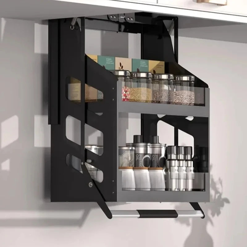 kitchen seasoning basket rack