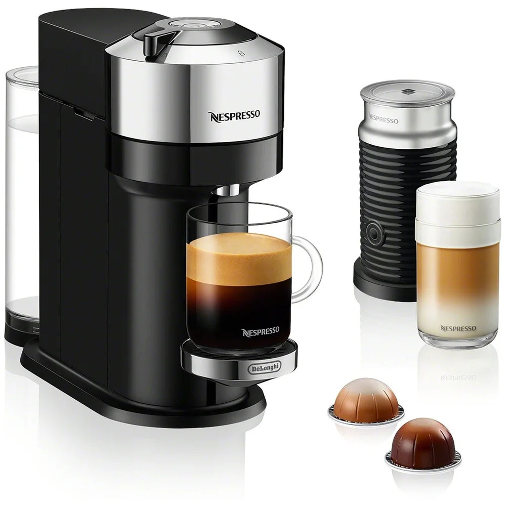Vertuo Next Premium Coffee Maker with Aeroccino3 Milk Frother Single Serve Coffee and Espresso Machine Coffee Capsule Brewer
