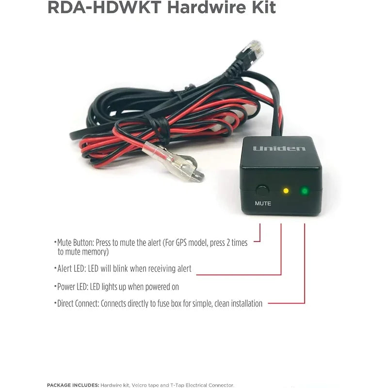R8 Extreme Long-Range Radar/Laser Detector, Dual-Antennas Front & Rear Detection w/Directional Arrows & RDA