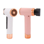 Hot and Cold Air Hair Dryer Multi Modes 15000mAh Lightweight Ergonomic Grip Cordless Hair Dryer 200W with Nozzle for Home