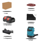 3 Speed Random Orbit Electric Sander 125mm Sandpaper Wood Grinder Polishing Machine Sander Power Tools For Makita 18V Battery