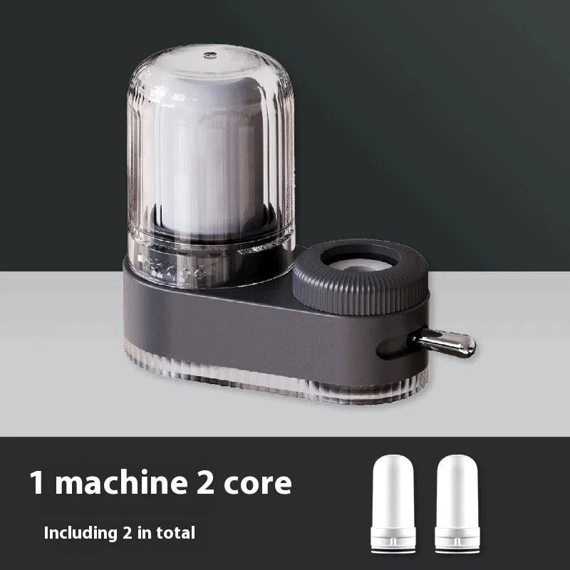Kitchen Faucet Water Filter 3-Stage Anti-Splash Chlorine Removal Lead-Free Cartridge Easy Install for Home Sink