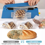 Electric Sealing Machine Plastic Bags Sealer Heat Sealer Hand Press Seal Food Plastic Bag Impulse Sealer Packaging Machine
