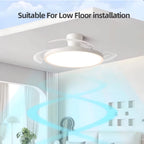 Intelligent Invisible Ceiling Fan Lamps Bedroom Study Living Room Ligh