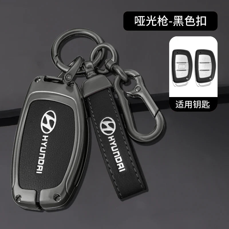 For Hyundai ix35 i40 i20 i10 Tucson Elantra Creta Sonata Ioniq Accent Creata Car Remote Key Case Fob Cover Keychains Accessories