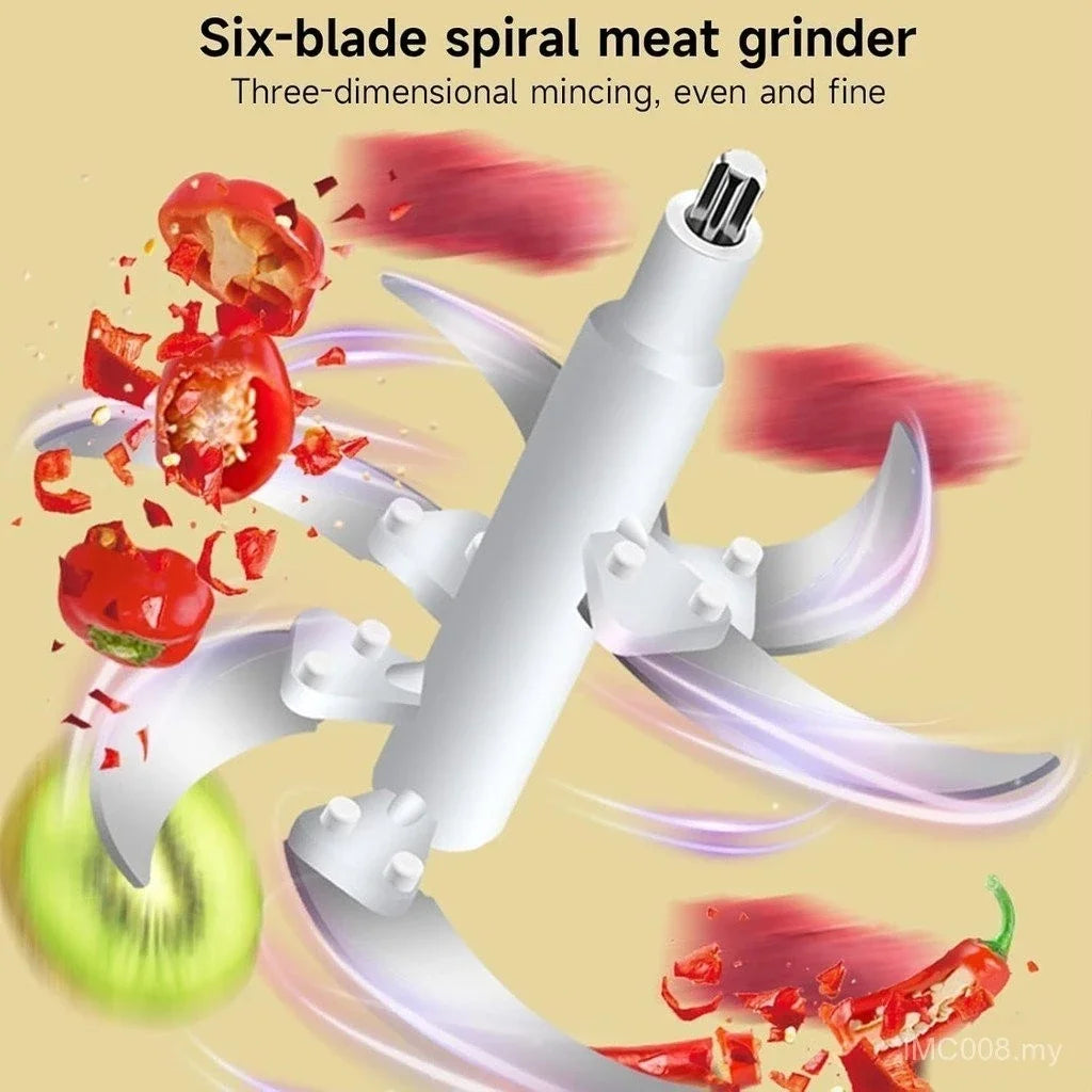 Electric Meat Grinder 304 Stainless Food Blender Multifunction Vegetable Fruit Pepper Garlic Chopper Mincer Baby Food Processor