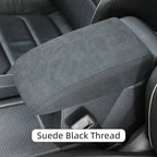 For VW Golf 7 Volkswagen Golf mk7 Accessories Central Control Pad Seat Armrest Box Protective Cover Ultra Fine Fiber Leather