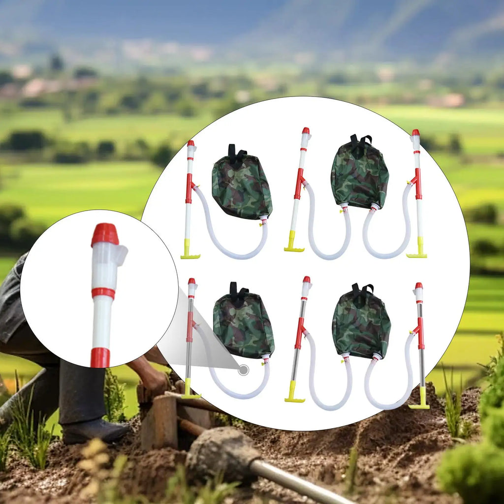 Fertilizer Spreader Large Capacity Multifunctional Labor Saving Fertilizer Dispenser for Turf Vegetables Lawn Gardening Corn