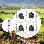 Fertilizer Spreader Large Capacity Multifunctional Labor Saving Fertilizer Dispenser for Turf Vegetables Lawn Gardening Corn