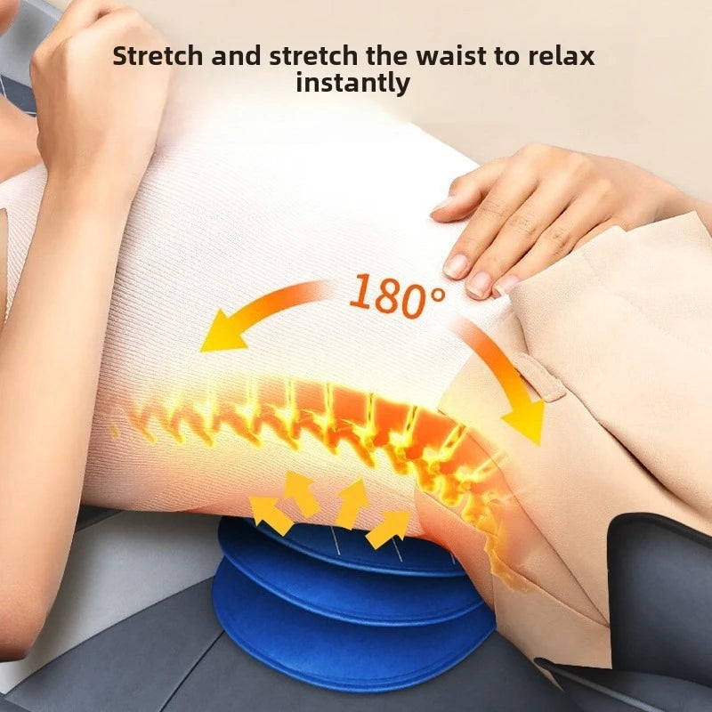 Full Body Heated Massage Mat with Airbag & Vibration for Neck & Lumbar