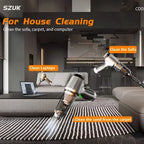 SZUK 638000Pa Car Vacuum CIeaner Wireless Mini Handheld Cleaning Machine Powerful Portable Blower Vacuum Cleaner for Car Home