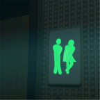 Wallpaster Bathroom Luminous Sticker Toilet Stickers Fluorescent Wallpaper Removable Sticker Wall Stickers For Living Room