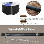 20-100M 16mm 0.2mm Thickness Drip Irrigation Tape Hole Space 10~50cm Soaker Greenhouse Farm Watering Hose Patch Tape Hose