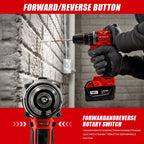 M-WALK 18V Battery Rechargeable Brushless Compact Electric Screwdriver Hand Drill Impact Drill For Milwaukee 18V Battery Pin