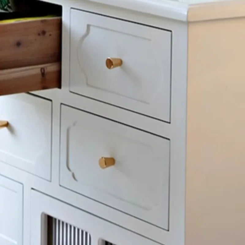 Luxury Dust Proof Living Room Cabinets Craft Organizer Kitchen Storage Cabinet House American Muebles Hogar Home Accessories