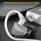KZ AS16 PRO X in-ear headphones 8 balanced armature headphones three-channel acoustic duct structure HiFi headphones