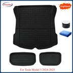For Tesla Model Y 2017-2024 and Model 3 2021-2025 Highland All Weather Floor Mats Trunk Liners Full Protection Car Accessories