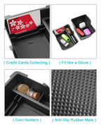 RUIYA Car Armrest Box Storage for Hyundai Kona SX2 2024 2025 2026 Central Control Container Auto Hyundai Kona 2024 Accessories